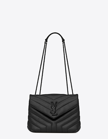 ysl loulou small black gold