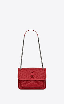 ysl sling bag red