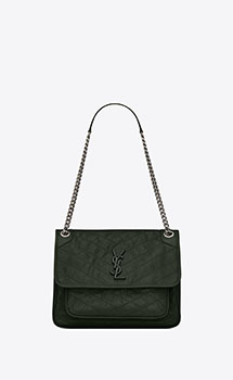 ysl niki bag green