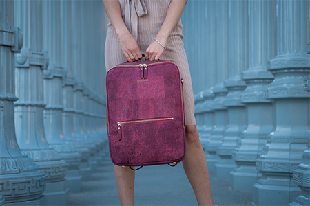 Montage backpack in burgundy