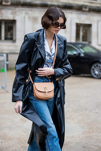 Kaia Gerber carrying namesake YSL bag